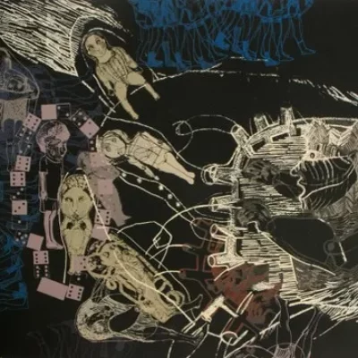 El Asecho, tiempo de competencia. Serigrafía