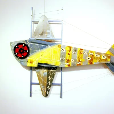 Hidroavión. Acrílico