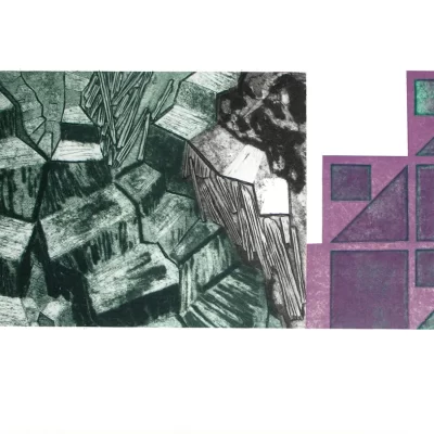 Serie: Andenería 1. Colagrafía